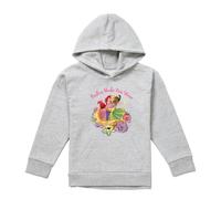 (5-6 Years, Athletic Heather) Disney Princess Childrens/Kids Besties Shine Ariel Rapunzel Tiana Heather Hoodie