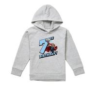(5-6 Years, Athletic Heather) Marvel Childrens/Kids Thor Heather 7th Birthday Hoodie