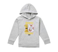 (5-6 Years, Athletic Heather) Star Wars Childrens/Kids Greatest Kid C3PO BB-8 Heather Hoodie