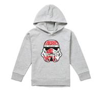 (5-6 Years, Athletic Heather) Star Wars Childrens/Kids Merry Force Be With You Stormtrooper Heather Christmas Pullover Hoodie