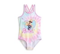 (5-6 Years) Barbie 1 Piece Swimming Costume (Girls Multicoloured)