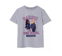 (5-6 Years) Barbie Short Sleeved T-Shirt (Girls Grey)