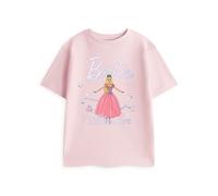 Barbie Girl's Short Sleeved T-Shirt | Pink | Official Merch | Size: 5-6 Years Barbie Pink 5-6 Years