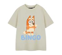 (5-6 Years, Beige) Bluey Childrens/Kids Bingo Short-Sleeved T-Shirt