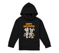 (5-6 Years, Black) Disney Childrens/Kids Mickey Mouse & Minnie Mouse Zombie Halloween Hoodie