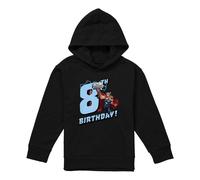 (5-6 Years, Black) Marvel Childrens/Kids Thor 8th Birthday Hoodie