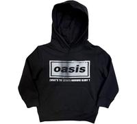 (5-6 Years, Black) Oasis Childrens/Kids What's The Story Distressed Logo Hoodie