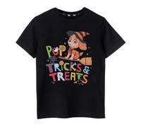 (5-6 Years, Black) Paw Patrol Girls Trick & Treats T-Shirt