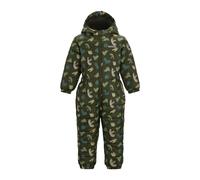 (5-6 Years, Dark Khaki) Regatta Childrens/Kids Penrose Splodge Quilted Puddle Suit
