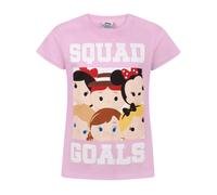 Disney Girl's Kids Short Sleeved T-Shirt (Pink) in Pink | Size: 5-6 Years Disney Pink 5-6 Years