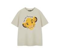 (5-6 Years) Disney The Lion King Short Sleeved T-Shirt (Unisex Kids Beige)