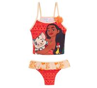 (5-6 Years) Girls Disney Moana Tankini Kids Deluxe Two Piece Swimming Costume Beach Swimsuit