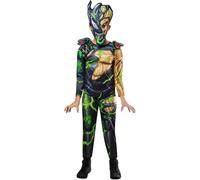 (5-6 Years, Green/Black/Brown) Marvel Childrens/Kids Venomised Groot Halloween Costume Suit
