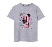 (5-6 Years, Grey) Barbie Girls There Is Power In Kindness Pose Marl Short-Sleeved T-Shirt