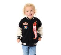 (5-6 Years) Hot Wheels Varsity Jacket (Boys Black)