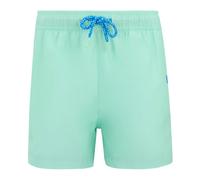 Regatta Kids Skander Swim Shorts - Ice Green/Sonic Blue - 5-6 Years - Ice Green/Sonic Blue - 100% Recycled Polyester