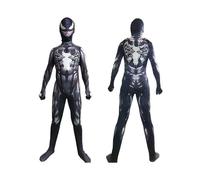 (5-6 Years) Kids Boys Venom Black Spiderman Superhero Cosplay Costume Jumpsuits Playsuit