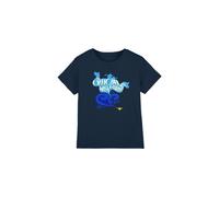 (5-6 Years, Navy) Aladdin Childrens/Kids Official Wish Granter Genie T-Shirt