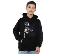 (5-6 Years, Navy) Black Panther Childrens/Kids Outline Pull Over Hoodie