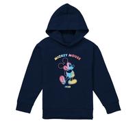 (5-6 Years, Navy) Disney Childrens/Kids Mickey Mouse Gradient Outline Hoodie