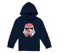 (5-6 Years, Navy) Star Wars Childrens/Kids Merry Force Be With You Stormtrooper Christmas Hoodie