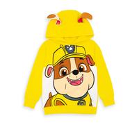 Paw Patrol Kids Hoodie | Boys Girls Chase Marshall Skye Everest OR Rubble Sweater Options | Yellow Navy Red Pink Blue Jumpers 3D Ears | Nickelodeon Merchandise