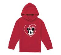 (5-6 Years, Red) Disney Childrens/Kids Love Mickey Mouse Kiss Pullover Hoodie