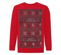 (5-6 Years, Red) Pokemon Childrens/Kids Happy Holidays Christmas Sweatshirt