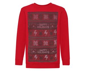 (5-6 Years, Red) Pokemon Childrens/Kids Happy Holidays Christmas Sweatshirt