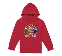 (5-6 Years, Red) Power Rangers Childrens/Kids Group Box Pullover Hoodie