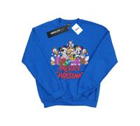 (5-6 Years, Royal Blue) Disney Girls Mickey Mouse And Friends Christmas Sweatshirt