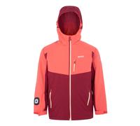 Regatta Girls Trekktain 3 in 1 Waterproof Jacket - Rumba Red/Red Sky - Rumba Red/Red Sky - 5-6 Years
