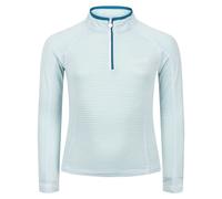 Regatta Kids Berley Half Zip Long Sleeved Top - Sea Haze - 5-6 Years - Sea Haze - 96% Polyester/4% Elastane