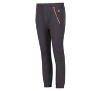 (5-6 Years, Seal Grey/Apricot Crush) Regatta Childrens/Kids Tech Mountain Hiking Trousers