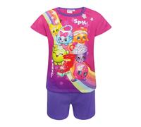 (5-6 Years) Shopkins Short Sleeve Short Leg Pyjama Set (Girls Pink)