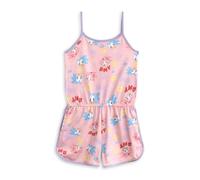 Sonic The Hedgehog Girls Pink Sleeveless Playsuit | Character Pastel Outfit Featuring Sonic & Amy | Casual Summer Wear with Elastic Waistband & Pockets - 5-6 Years