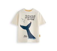 (5-6 Years) The Snail & The Whale Short Sleeved T-Shirt (Unisex Kids Beige)