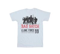 (5-6 Years, White) Star Wars Boys The Bad Batch Clone Force 99 T-Shirt