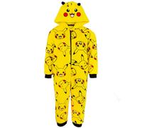 (5-6 Years, Yellow) Pokemon Childrens/Kids Pikachu 3D Ears Sleepsuit
