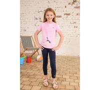 Lighthouse Clothing Girl's Mollie Leggings Soft Cotton Stretch in Navy | Size: 5-6 Years Lighthouse Clothing Navy 5-6 Years