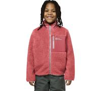(5-6 Yrs, Sunset Coral) Jack Wolfskin Kids Ice Curl Full Zip Ultra Soft Chunky Fleece Jacket
