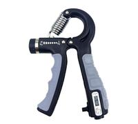 5-60kg Adjustable Hand Grips Strengthening Dynamometer Shake Hands Refers To The Forearm Muscle Training(Black Grey)