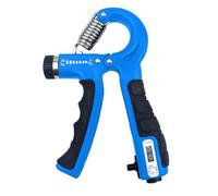 5-60kg Adjustable Hand Grips Strengthening Dynamometer Shake Hands Refers To The Forearm Muscle Training(Blu)