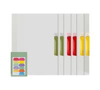 5 / 6Pcs Letter Size File Sleeves Document Protector with Side Open Rotating Clamp Water Resistant File Organiser 9x12Inch Colorful Folders