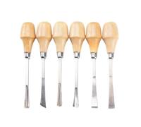 5/6Pcs Professional Wood Carving Hand Chisels Tools Set Woodworking Kit Woodworking Kit(6PC)