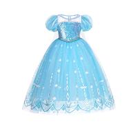 (5-6T(Tag 130), Elsa 7211) Encanto Costume Frozen Anna Elsa Princess Dress Girls Charm Isabela Mirabel Party Gown Kids Halloween Cosplay Clothes