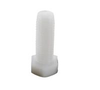 5/7/10/20/30/50/100pcs White Nylon External Hex Head Screws M3 M4 M5 M6 M8 M10 M12 Plastic Hexagon Bolts (White 12mm,M5 (30pcs))