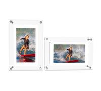 5/7/10 Inch Acrylic Digital Picture Frame,Transparent Design, Support Horizontal And Vertical Switching, with Built-in 1GB 5 INCH