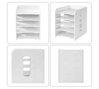 5/7/10 Tiers Office Filing Trays Holder With Pen Holder For Home Office School 5 Layer