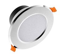 5/7/12W Dimmable Led Downlight Recessed Ultra Slim Three-Color Dimming Round Aluminum Embedded Ceiling Panel Lightglare Commercial Indoor Office Spotlight Hole Light Integrated/Color/5W